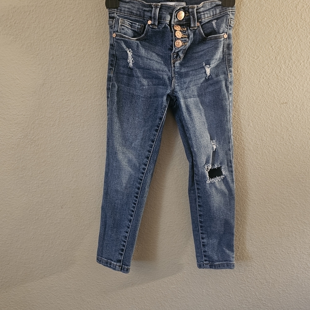 Celebrity Pink Kids' Ripped Denim Jeans